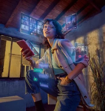 Young professional wearing Eyezen single vision lenses